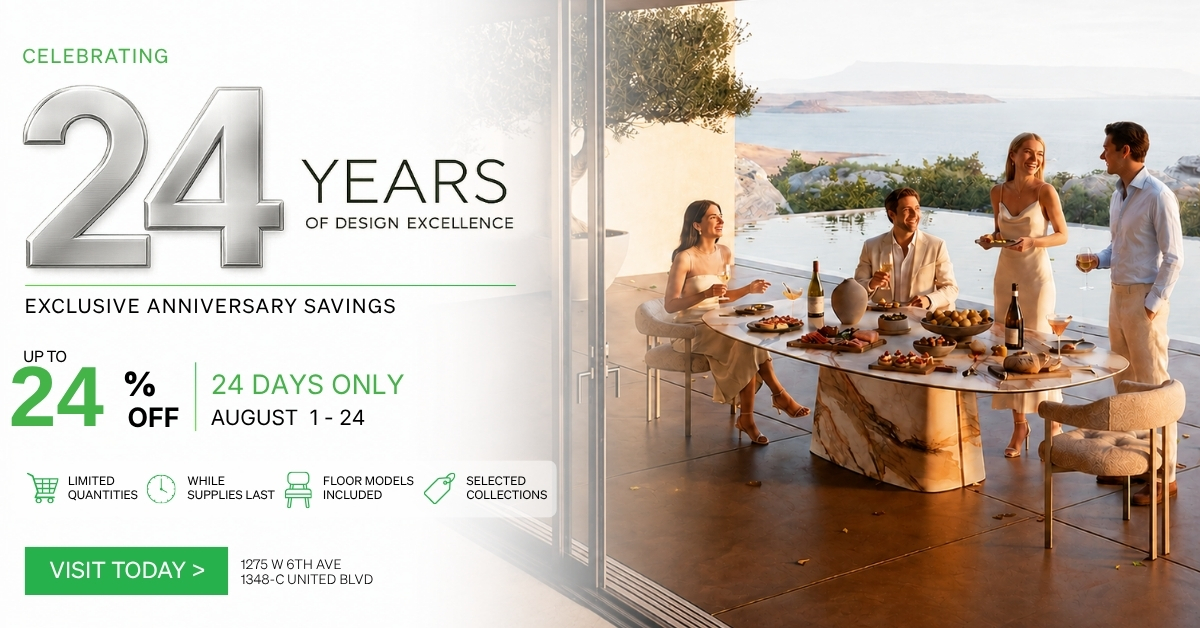 Celebrate 24th Anniversary | Inspiration Furniture Vancouver
